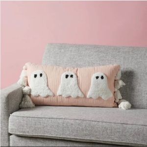 New Viral Rachel Zoe Pink Tassel Ghost Pillow